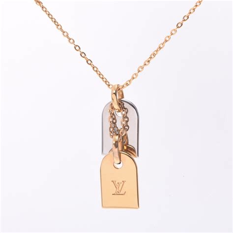 Louis Vuitton nanogram necklace